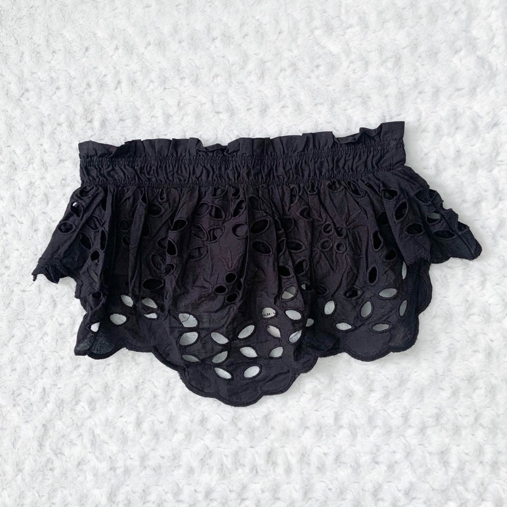 NEW LUXXEL Black Crop Top